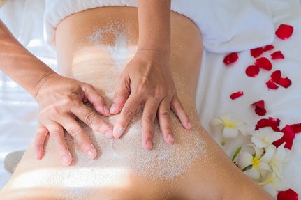Body scrub hos Bali Massage